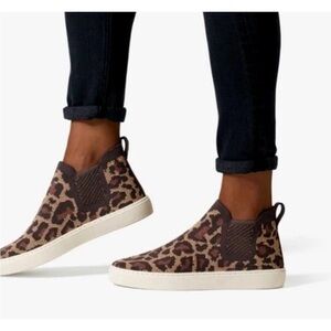 ROTHY'S The Chelsea Wildcat High Top Pull On Sneakers 6.5